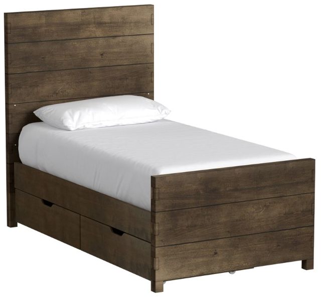 Westwood Design Dovetail Graphite Youth Twin Panel Bed-0