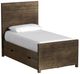 Westwood Design Dovetail Graphite Youth Twin Panel Bed-0