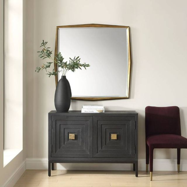 Uttermost® On Point Gold Square Mirror-1