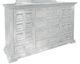 International Furniture Direct Terra Distressed Vintage White Dresser-0