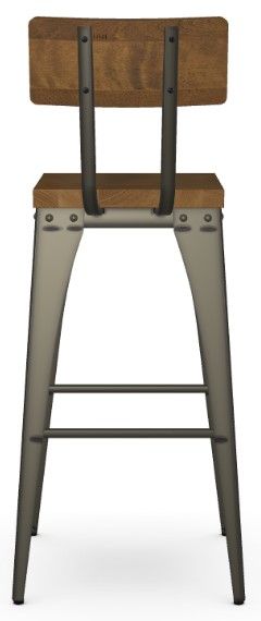 Amisco Customizable Upright Bar Stool-3