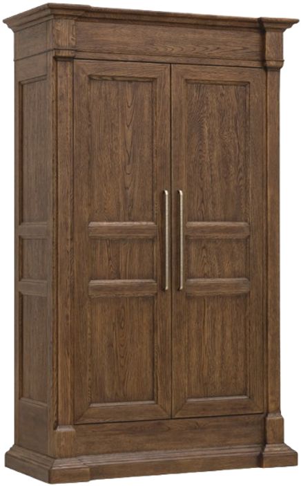 Hooker® Furniture Driftwood Worn Saddle Wardrobe-0