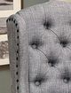 Furniture of America® Sania Antique Black/Light Gray Wingback Counter Chair-2