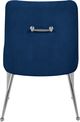 Meridian Furniture Ace Navy/Chrome Velvet Dining Chair-3