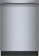 Bosch® 300 Series 24" Fingerprint Resistant Stainless Steel Front Control Built In Dishwasher-0