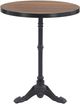 Zuo® Modern Gazebo Walnut Aluminum Outdoor Dining Table with Black Base-1