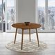 Armen Living Arcadia Walnut 48" Round Dining Table-4