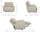 La-Z-Boy® Palmer Stone Manual Reclining Chair and a Half-2
