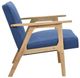 Homelegance® Omara Blue/Natural Accent Chair-3