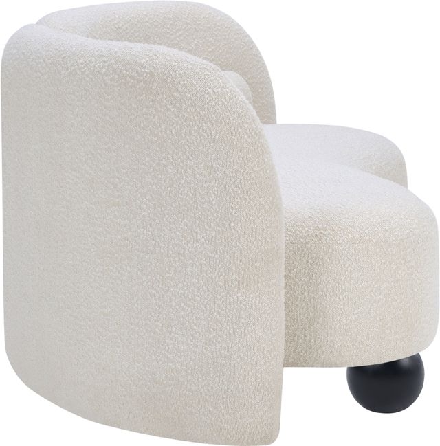 Meridian Furniture Daphne Cream Boucle Fabric Sofa-3