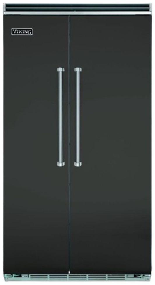 Viking® 5 Series 42 in. 25.3 Cu. Ft. Antique Bronze Built In Side-by-Side Refrigerator