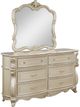 New Classic® Home Furnishings Monique Champagne Dresser and Mirror-0