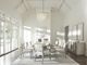 Bernhardt Tempo Larza/Satin Nickel Dining Table-1