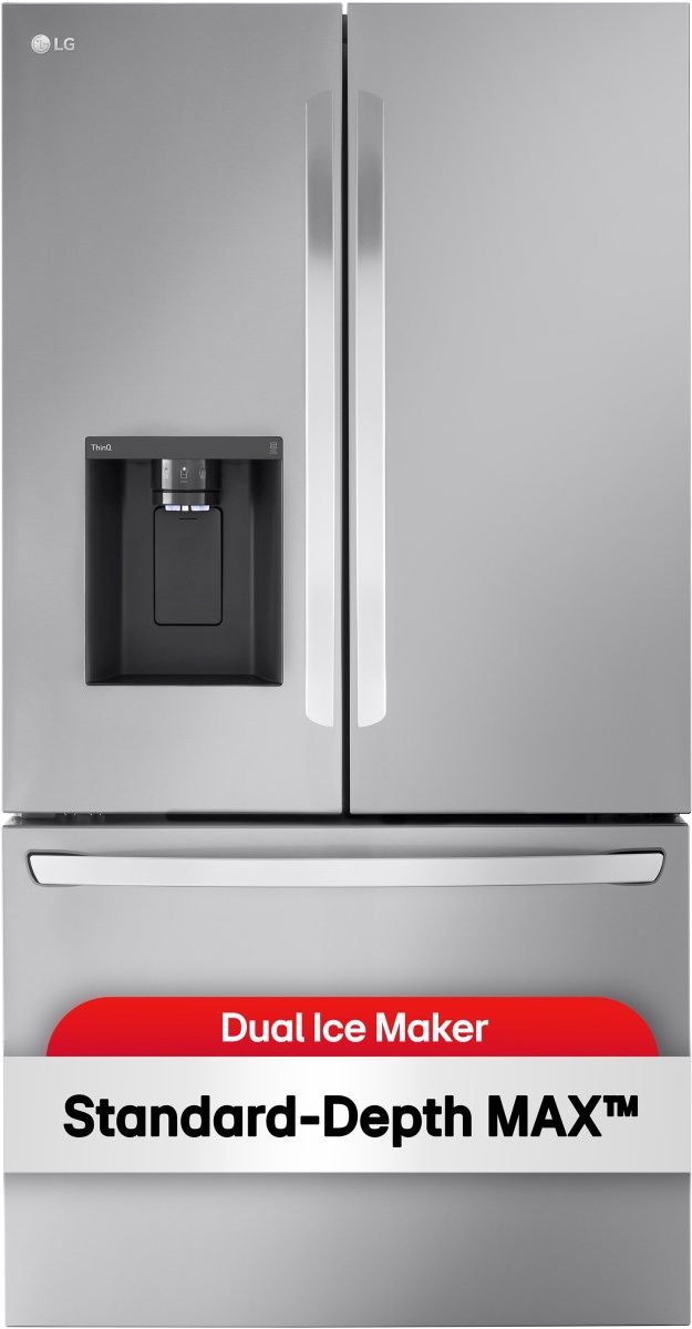 LG 36" 30.7 Cu. Ft. PrintProof™ Stainless Steel French Door Refrigerator-3