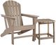 Signature Design by Ashley® Sundown 2-Piece Grayish Brown Outdoor Seating Chair Set-0