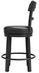 Signature Design by Ashley® Valebeck Black Upholstered Bar Stool-5