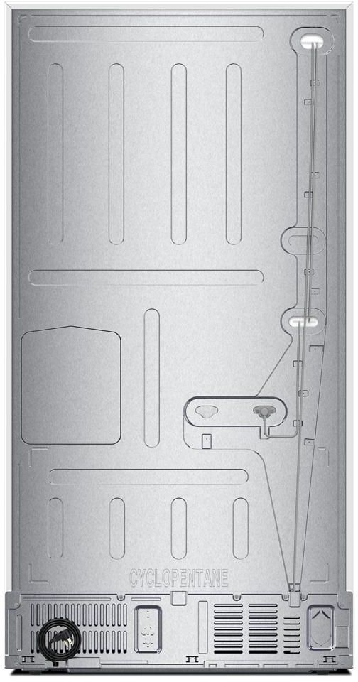 Whirlpool 36" 30.5 Cu. Ft. White French Door Refrigerator with Interior Water Dispenser-1