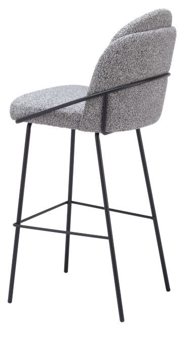 Zuo® Modern Jambi White/Black Barstool-3
