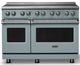 Viking® 5 Series 48" Novembery Sky Pro Style Induction Range with Polished Chrome Trim-0