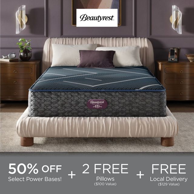 Beautyrest® World Class Hybrid™ Level Four 13.5" Plush Smooth Top Queen Mattress
