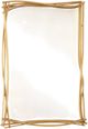 Uttermost® Curved Antique Gold Mirror-0