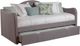 Powell® Upholstered Gray Twin Day Bed-0