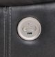 Coaster® Sycamore Dark Gray Upholstered Power Recliner Chair-4