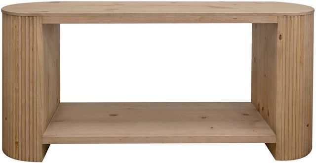 International Furniture Direct Giza Hazelnut Sofa Table