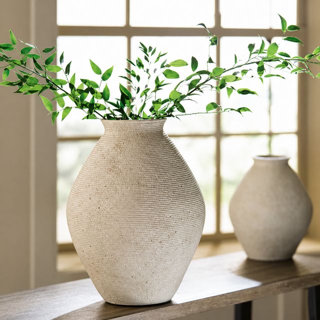 Signature Design by Ashley® Hannela Antique Tan 17" Vase-1