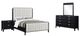 Coaster® Brookmead 4-Piece Black/Ivory Queen Size Bedroom Set-0