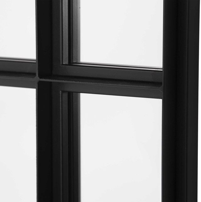 Uttermost® Atticus Satin Black Rectangular Mirror-4