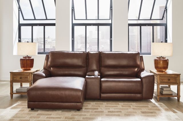 Signature Design by Ashley® Silverbrooke 3-Piece Canyon Power Reclining Left-Arm Facing Sectional and Chaise-1