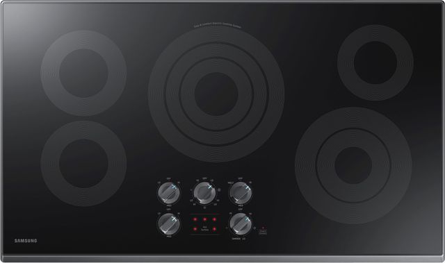 Samsung 36" Fingerprint Resistant Black Stainless Steel Electric Cooktop