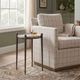 Uttermost® Nahunta Gray Accent Table with Dark Bronze Base-1