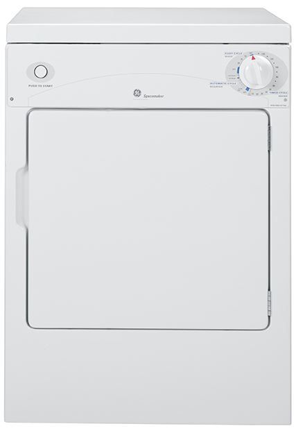 GE® White Top Load Washer & Electric Dryer Laundry Pair-3