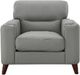 Aurora Furniture Elm Silver Gray Accent Chair-0