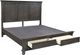 aspenhome® Oxford Peppercorn Queen Panel Storage Bed-2