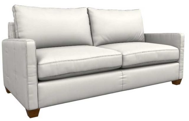 La-Z-Boy® Wilmette Ivory Leather Sofa-0