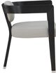 Meridian Furniture Carlyle Gray/Black Dining Arm Chair-2