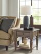Hammary® Maribelle Brown Rectangular Drawer End Table-1