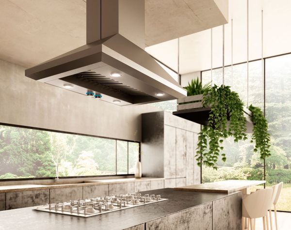 Elica Pro Series Leone Island 42" Stainless Steel Island Range Hood