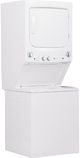 GE® Unitized Spacemaker® 3.8 Cu. Ft. Washer, 5.9 Cu. Ft. Dryer White On White Gas Laundry Center-2