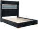 Furniture of America® Danvers Black King Panel Bed-4