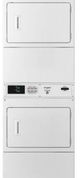Whirlpool® Commercial 3.4 Cu. Ft. White Commercial Stacked Vented Electric Dryer Card Reader Stack-0