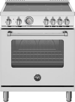 Bertazzoni Master Series 30" Fingerprint Resistant Stainless Steel Pro Style Electric Range