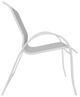 Telescope Casual Aruba Abalone/White Aluminum/Fabric Outdoor Sling Stacking Arm Chair-2