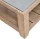 Liberty Furniture Millstone Gray Cocktail Table with Nutmeg Base-5