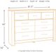 Signature Design by Ashley® Bellaby Whitewash Dresser-3