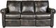 Campio Furniture Legacy Leather Austin Black Motion Sofa-1