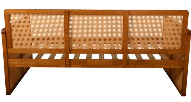 Kodiak Furniture Abaco 79" Honey/Taxi Seaport Twin Daybed with Mattress-2